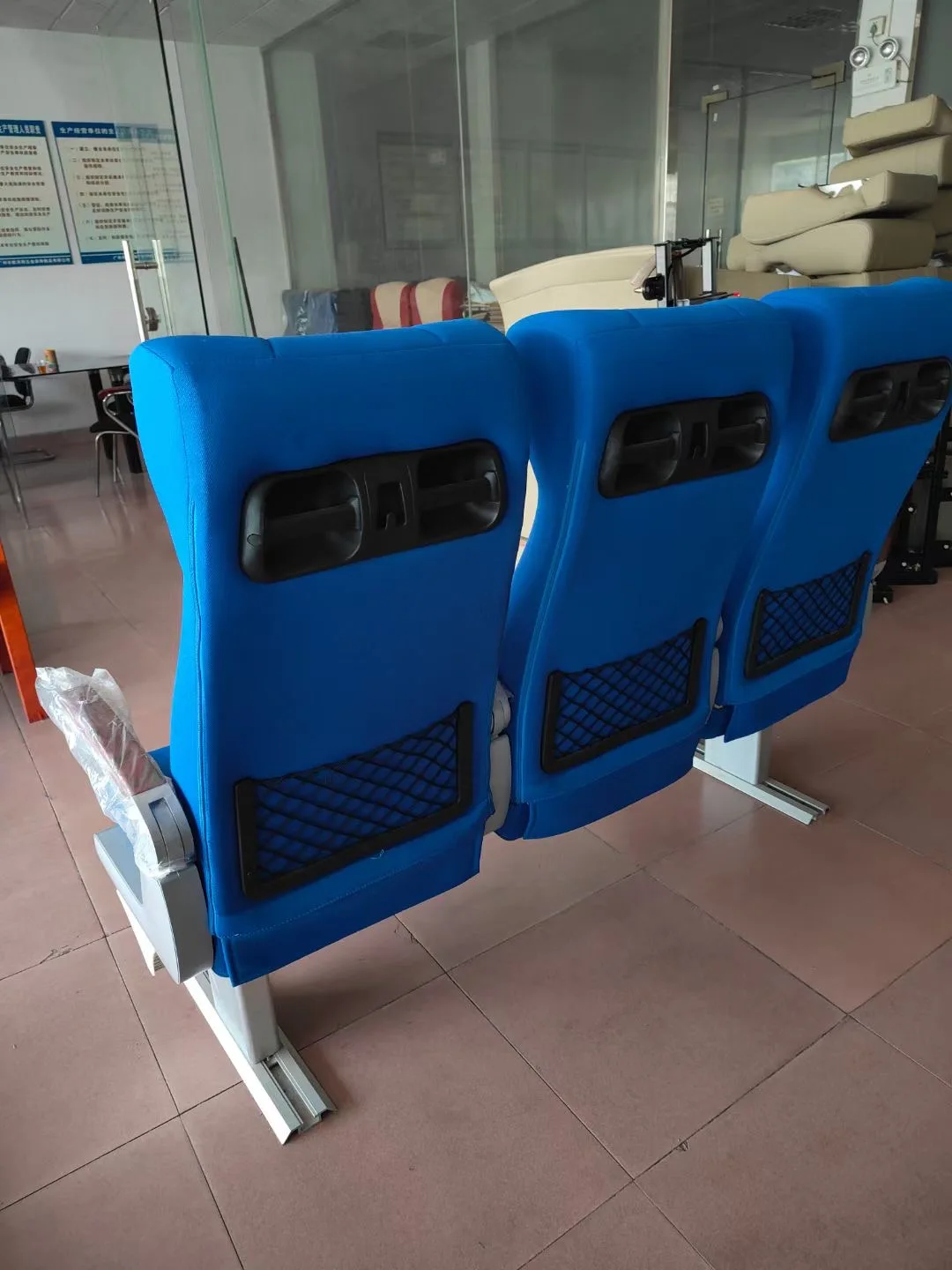 マリンラグジュアリー調整可能快適アームレスト付きマリンフェリー乗客席旅客船シート