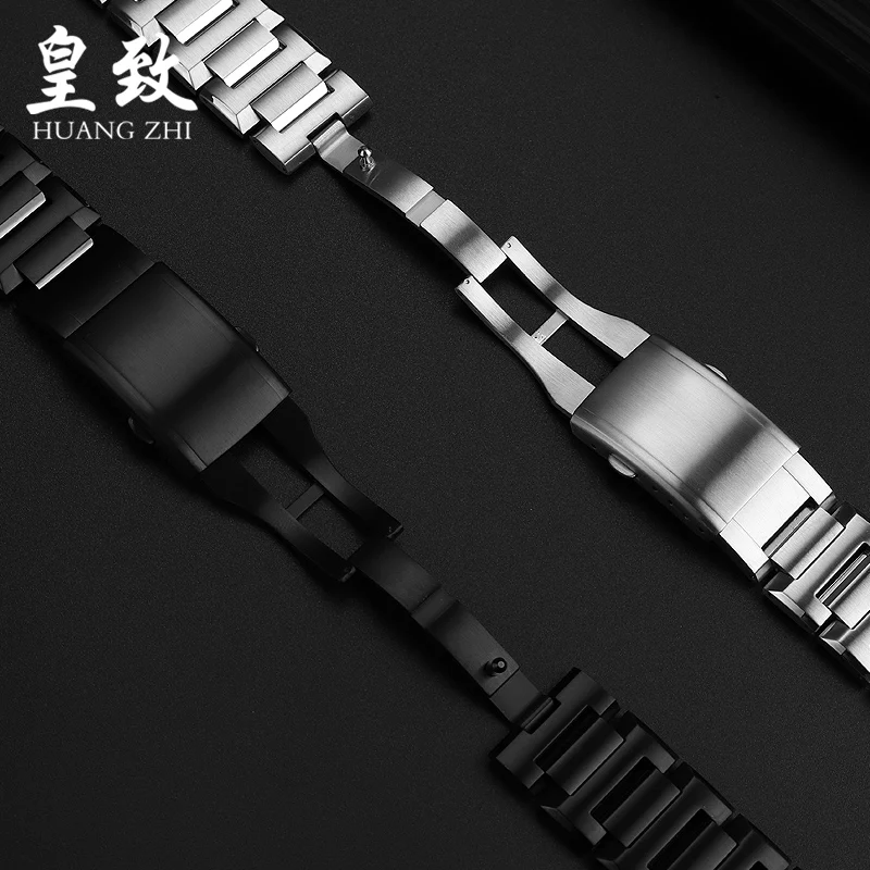 Ремешок для часов из нержавеющей стали для Casio, маленький серебристый ремешок для часов 3459, модифицированный ремешок для часов с Красной нижней частью, Аксессуары для браслета