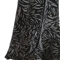 1meter Floral Hollow Velour Fabric Plain Brocade Burnt-out Velvet Fabric Burnt Flower Women Clothing Fabric for Sewing