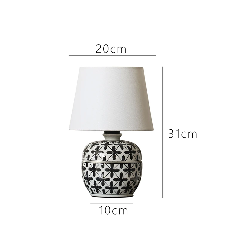 

Средневековая керамическая настольная лампа, ручная роспись, классический старый цветок, учеба для гостей, кафе, кафе, старая Шанхайская лампа во французской атмосфере