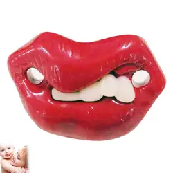 Silicone Funny Pacifiers Soother Infant Kiss Pacifier Toy Funny Teeth Pacifier For Toddler Lip Pacifier Cute Pacifier Soother