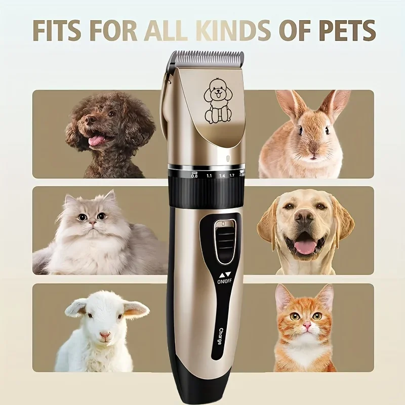 

Premium Pet Hair Trimmer Kit -Electric Precision Clippers with Gentle Hair Cutting Technology -Perfect for Professional Grooming