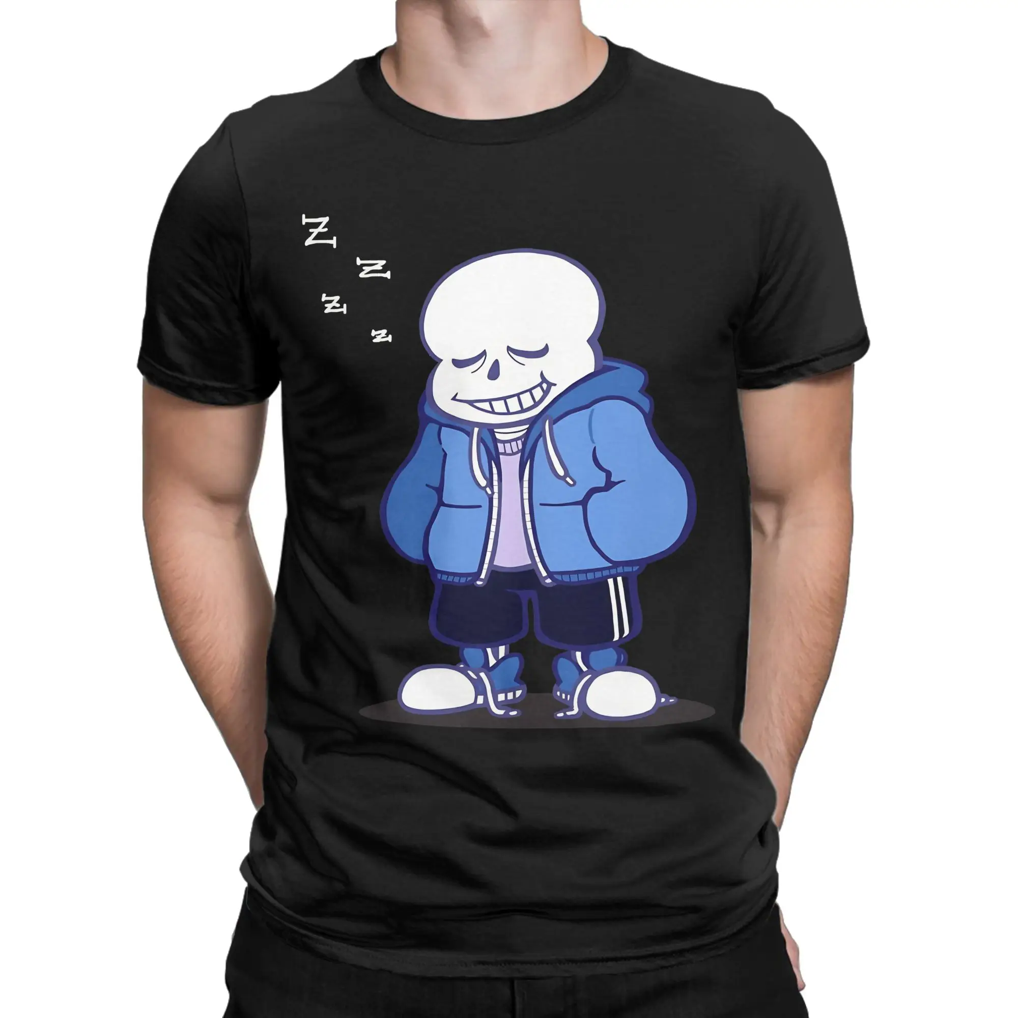 Sans Undertale T Shirt for Men Cotton Novelty T-Shirts Crew Neck  Tees Short Sleeve Clothing Printing