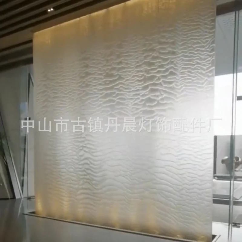 

Customized. Lobby Steel Mesh Flow, Metal Mesh Curtain, Stainless Steel Screen, Landscape, Flowing