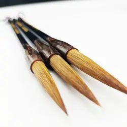 Weasel Hair Calligraphy Brush Chinese Calligraphy Running Script Cursive Script Brush Pen Long Hair Line Drawing Painting Brush