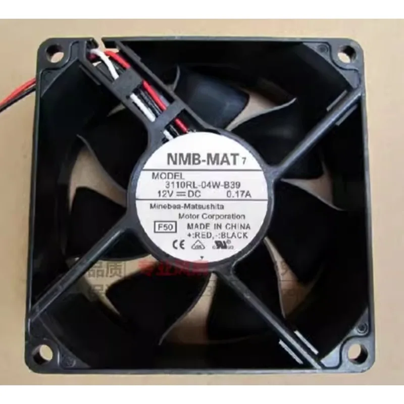 

Новый вентилятор охлаждения для NMB 3110RL-04W-B39 Dual Ball 8 см 12В 0.17a Power Fan 8025 80*80*25 мм