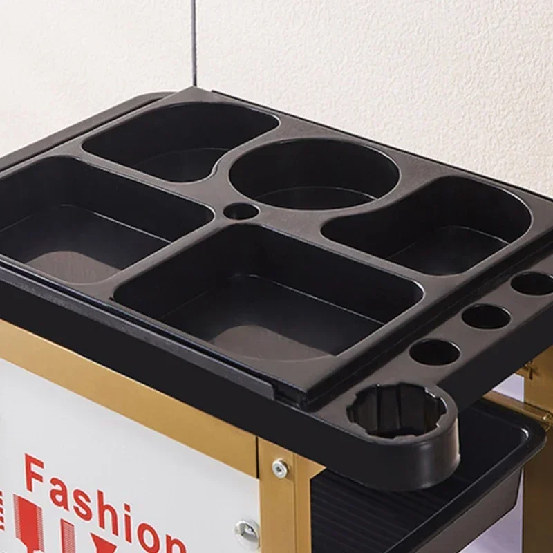 النمط الياباني عربة قابلة للتخزين صالون حلاقة الأصالة عربة متعددة الوظائف الحديثة صالون الأظافر الأثاث Skjuta En Vagn HBSC