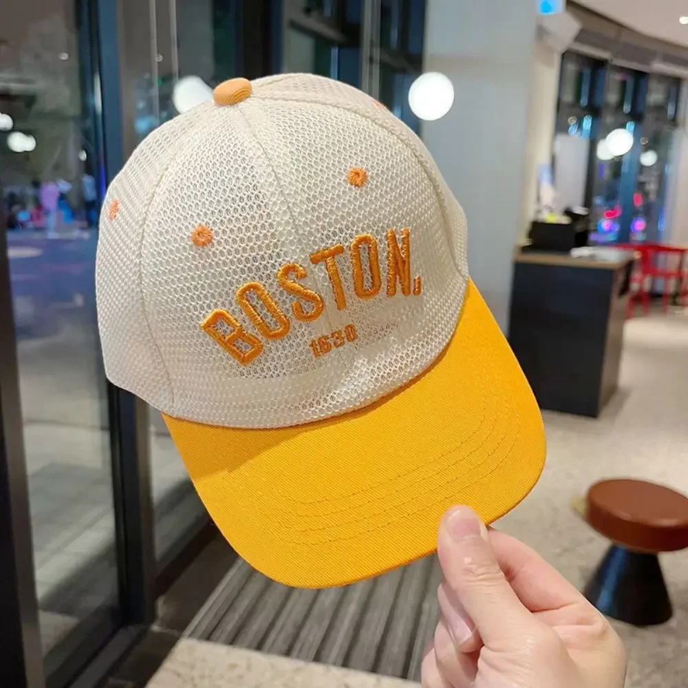 

Summer Boys' Baseball Cap Children's Duckbill Cap Simple Letter Style