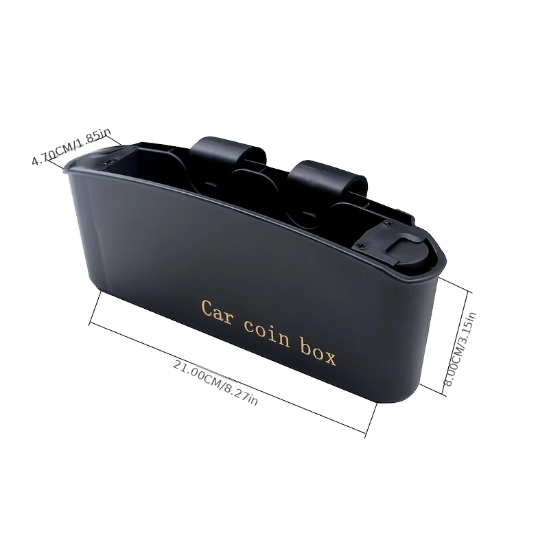 1pcs Car Universal Coin Sundry Organiser Door Bin Car Coin Storage Box Car Door Storage Box Car Wastebasket Organiser LW-1518