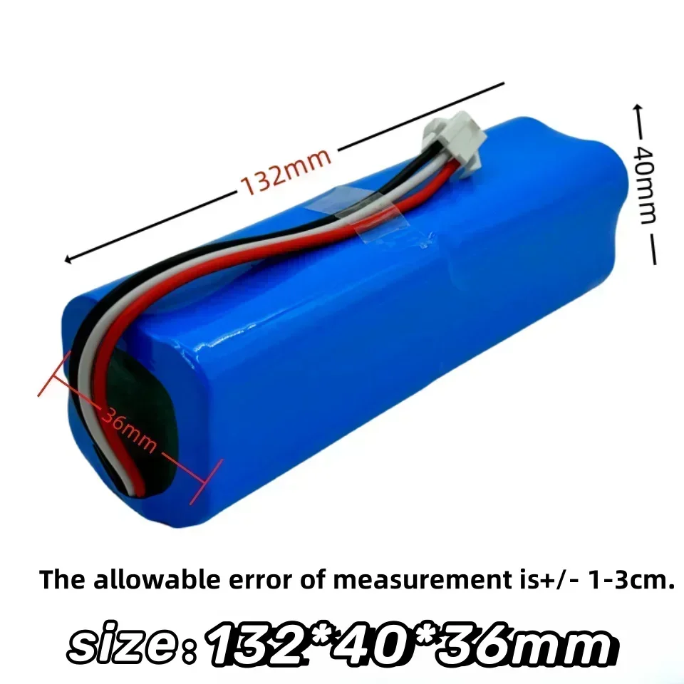 Li-ion battery used for robot vacuum cleaners, M7 Pro，M7 Max，M8 Pro，Lydsto R1，VIOMI S9,ROIDMI EVE Plus,14.4V，12800mAh