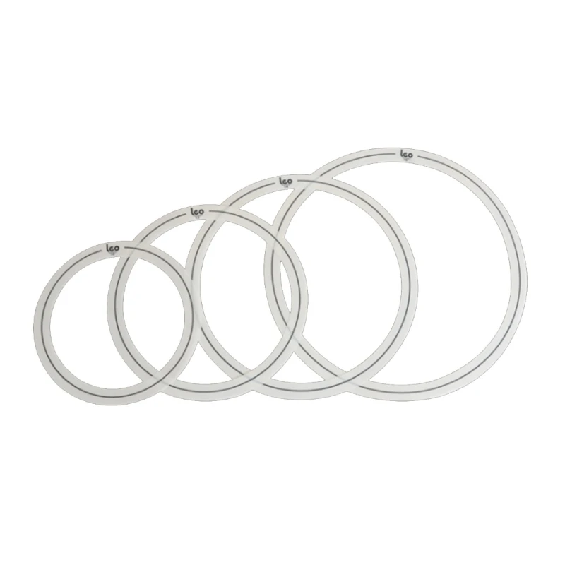 4 Pcs Drum Silencers Rings Drum Muffler Dampening Rings Non Slip Drum Sound Tone Control Rings for Mute Practice Durable