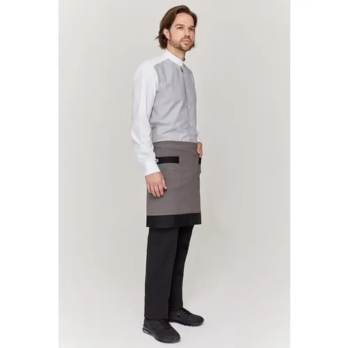 Uniforme de traction, Service gris, tablier de taille de serveur