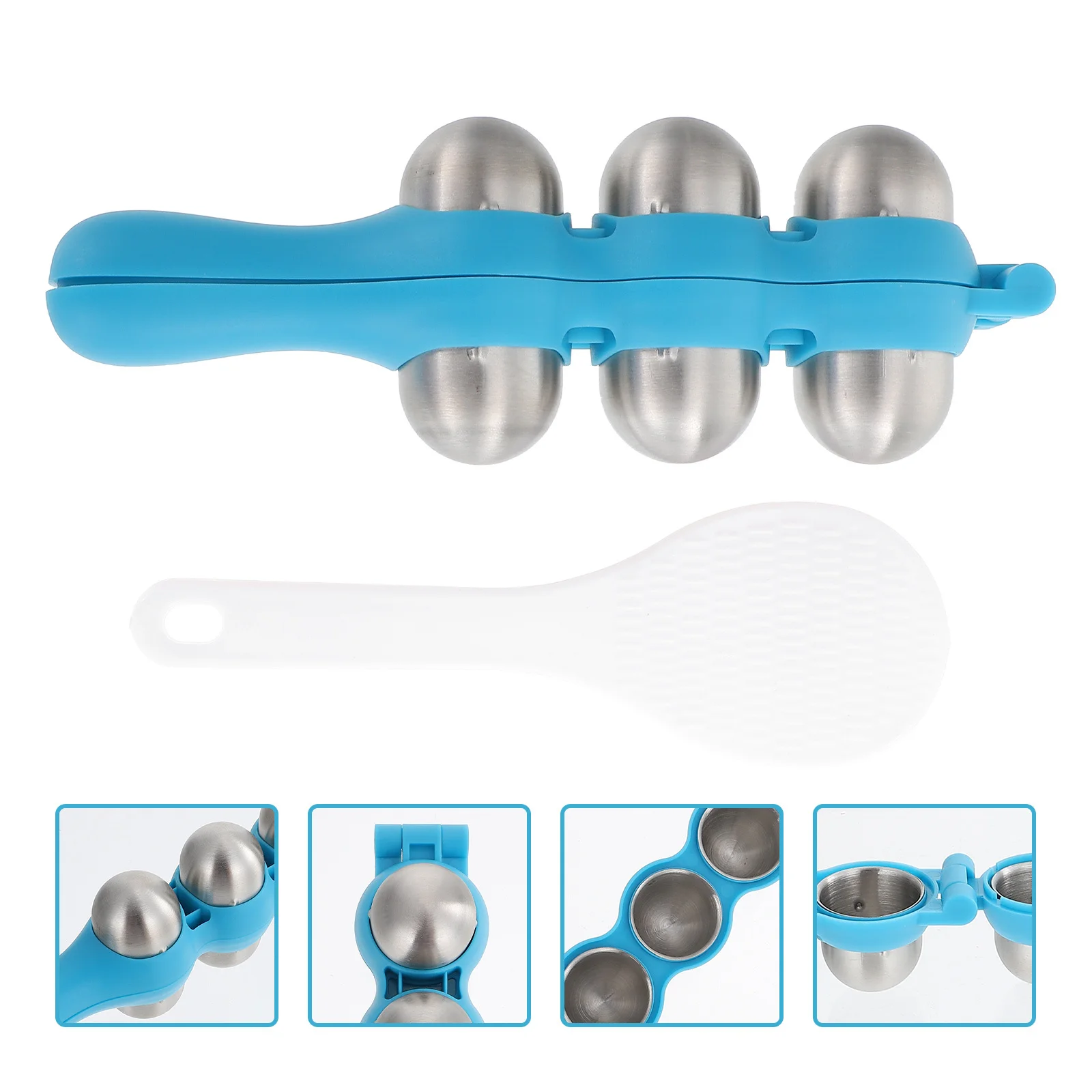 

1 Set Stainless Steel Rice Ball Mold Diy Bento Making Tool Kitchen Accessories Rice Ball Making Kit Portable Lunch Preparation