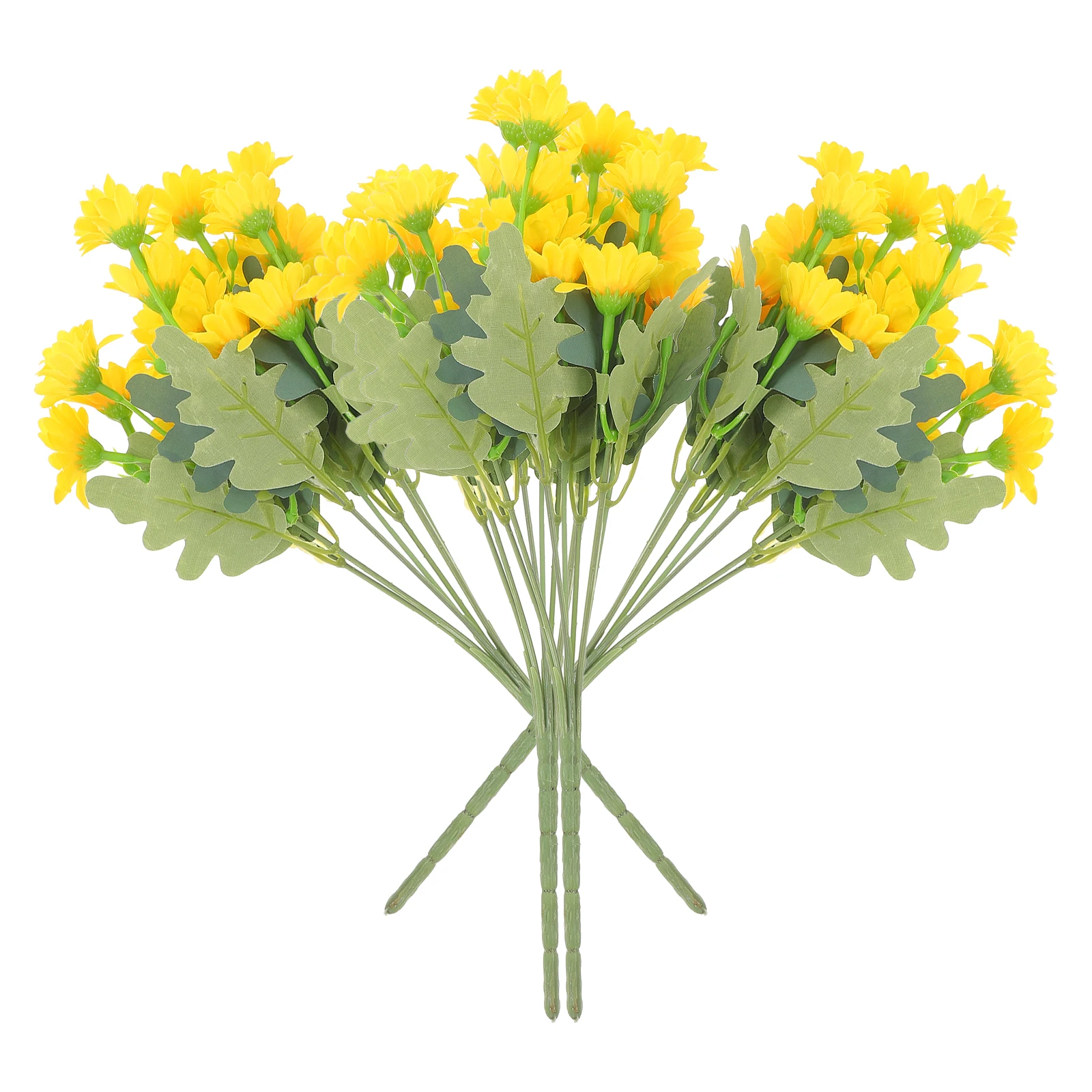 

4 Bunches Realistic Artificial Daisy Flowers Elegant Wedding Decor Party Photo Prop Bouquet Artificial Flowers