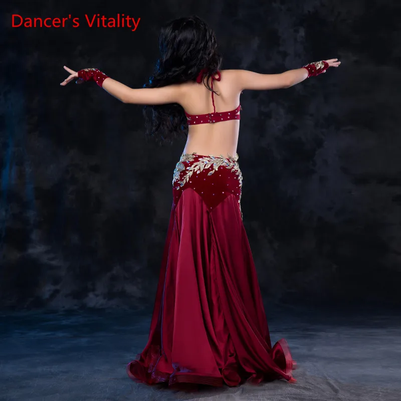 Dancer\'s Vitality Bellydance Costumes Harness Back Opening Irregular Long Skirt Belly Dance Dress For Belly Dance Top