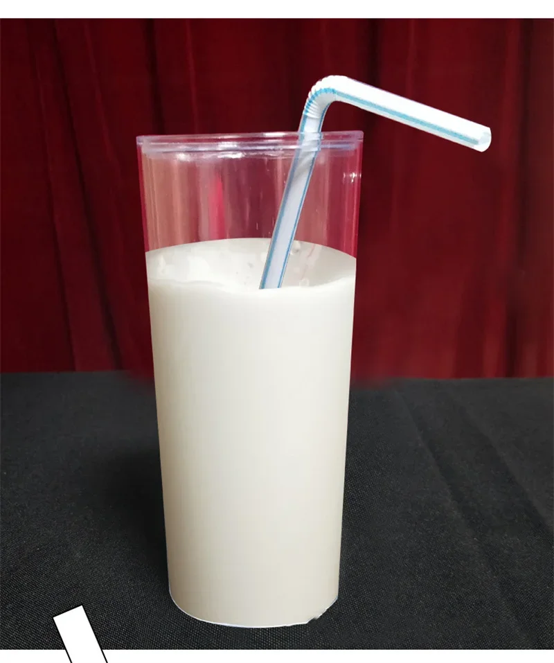 Super Wonder-taza de leche de cristal para niños, trucos de Magia, trucos de Magia, juguetes clásicos