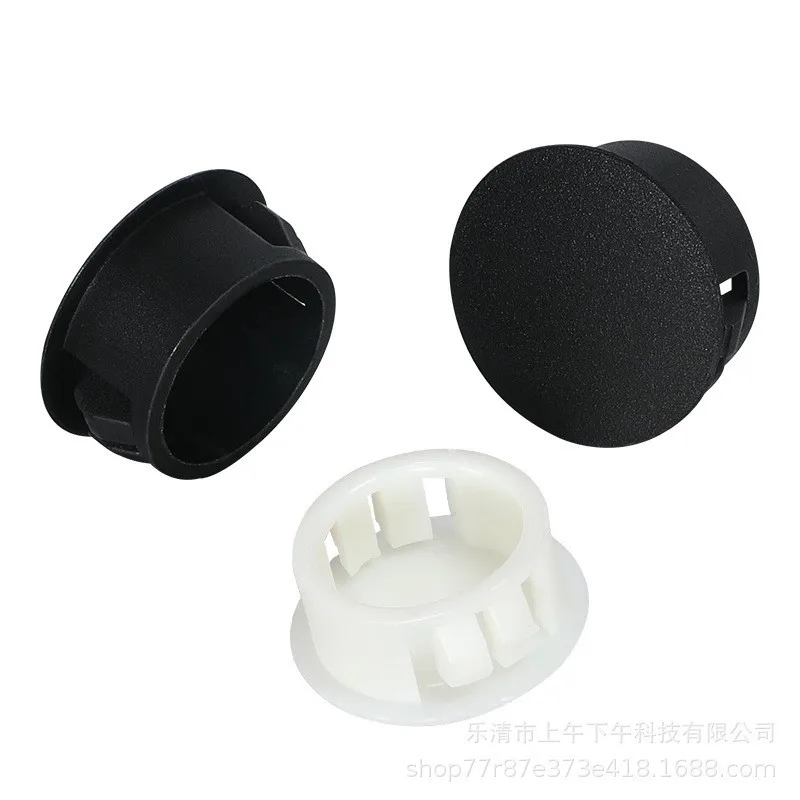 

30Pcs Furniture Hole Covers Plastic Dustproof Caps Round Hole Plugs for Cabinets Tiles Easy Install Round Plastic Plug Insert