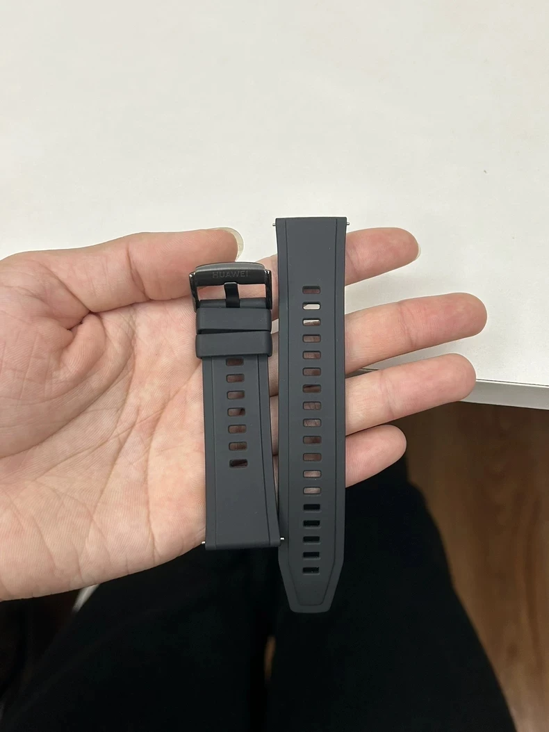 حزام هواوي الأصلي 22 ملم من المطاط الفلوري لهواوي GT5 46 ملم /GT4/GT3/GT2 46 ملم