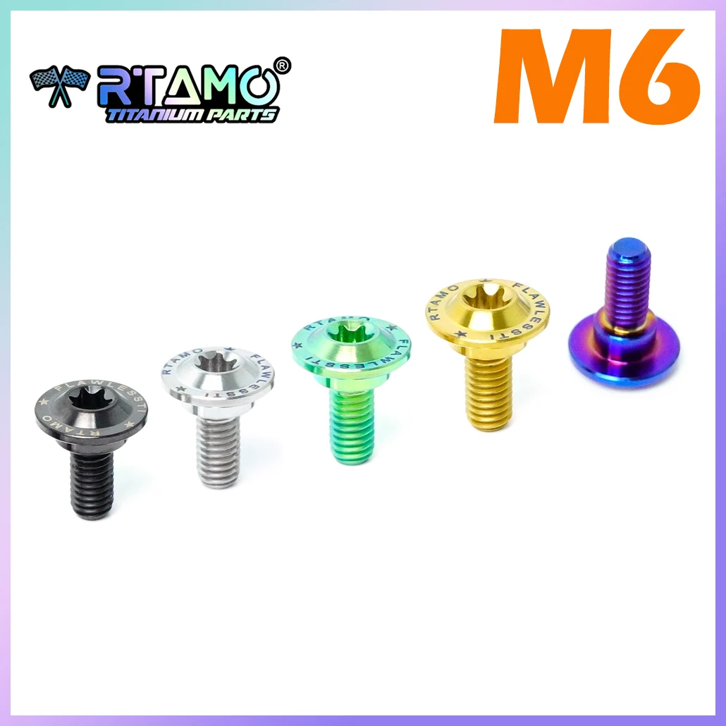 RTAMO Titanium Bolt M6X11/15/16 (OD=15) Step Screw for Honda Bodycover Screws
