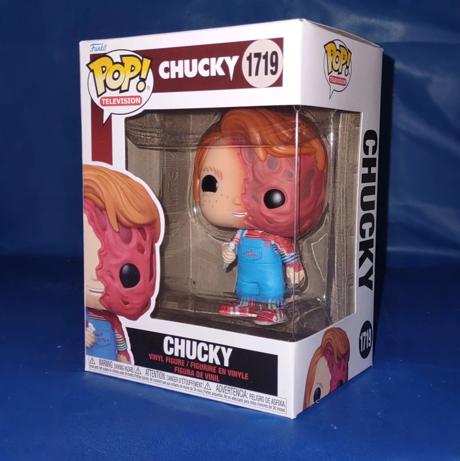 Chucky (Face derretido) # 1719 figuras FUNKO POP película de terror novia de Chucky figura de vinilo coleccionable edición limitada modelo juguete para regalo