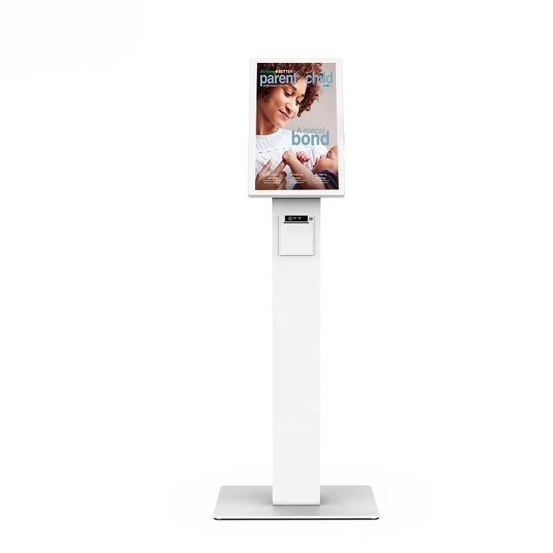 v  Receipt Printer Kiosk Self-service 21.5 23.8 27 32 Inch Mobile Terminal Pos Machine Payment Systems Kiosk Automatic QR Code