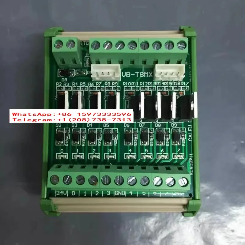 Electric PLC 8-channel terminal transistor amplification board isolation board VB-T8MX 24V