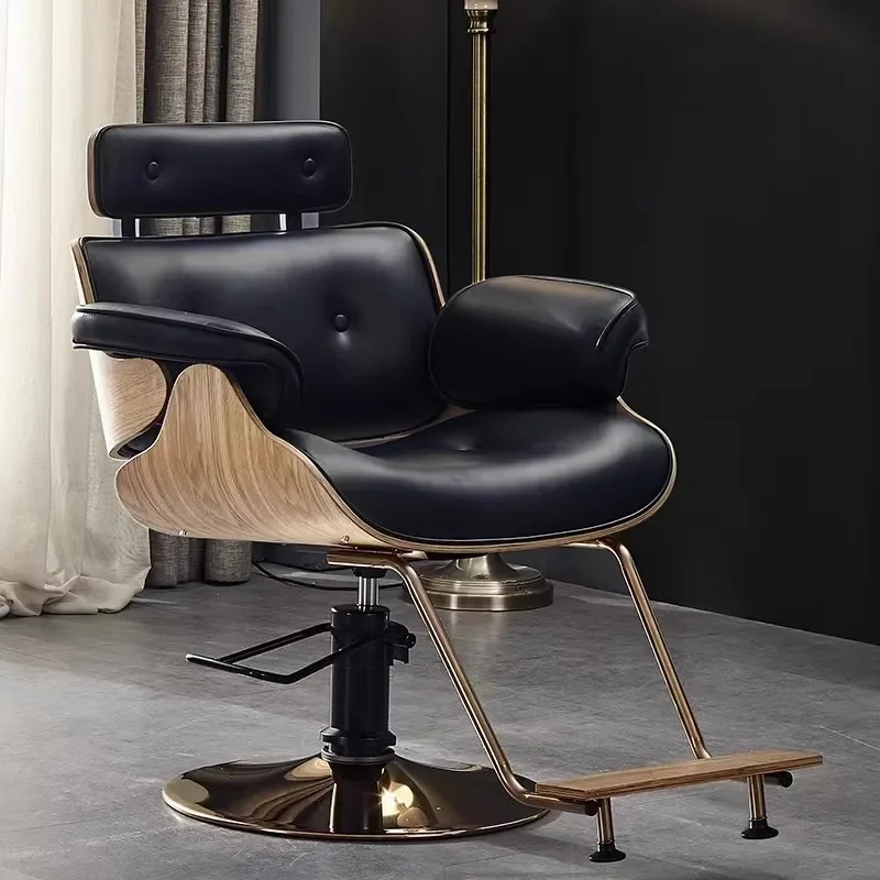 

Luxury Hairdressing Barber Chairs Pedicure Swivel Barber Chairs Waiting Speciality Silla Barberia Commercial Furniture YQ50BC