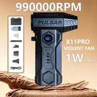 X11Pro Turbo Jet Blower 990000RPM Powerful Air Blower for Car 10000mAh Mini Air Fan Turbo with Vacuum Kit Brushless Motor Air Up