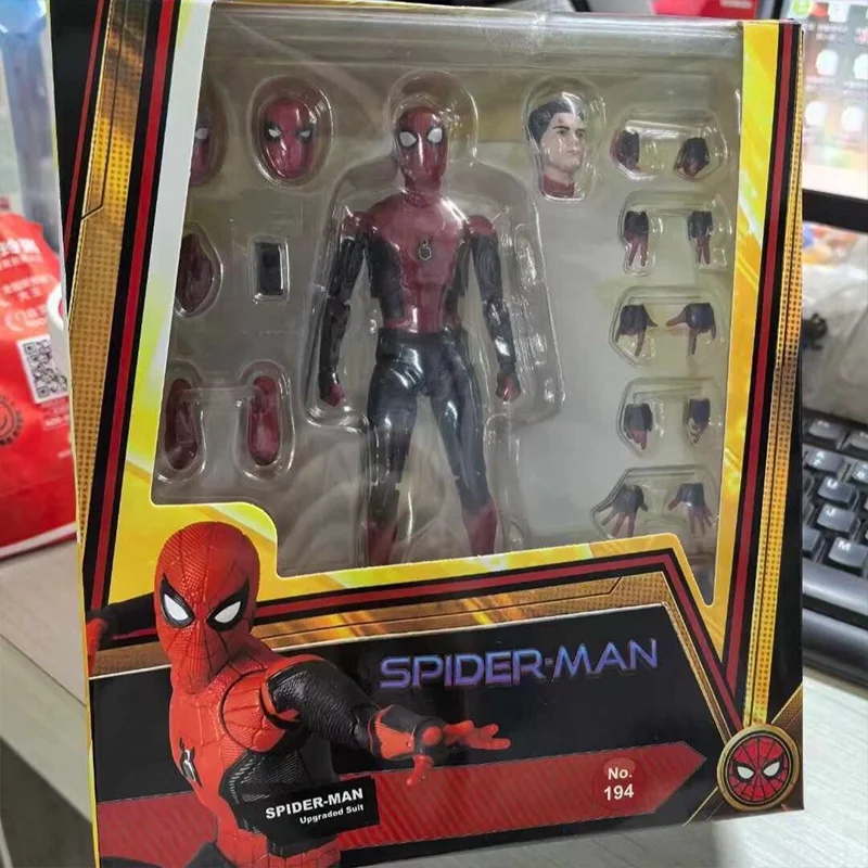 

Новая фигурка Mafex194 Marvel «Человек-паук» 14,5 см, голландская версия Мстителей, коллекционная модель, детские подарки на день рождения