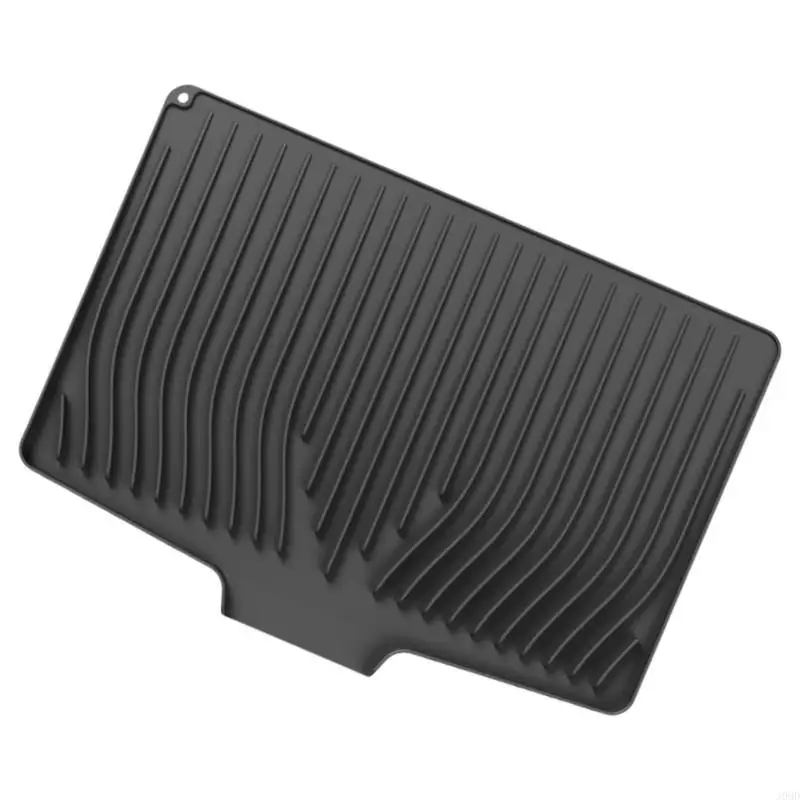 

Nonslip Kitchen Counter Drying Mats Quick Water Drain Silicone Dish Pad Heatproof Fronts Protector JOMD