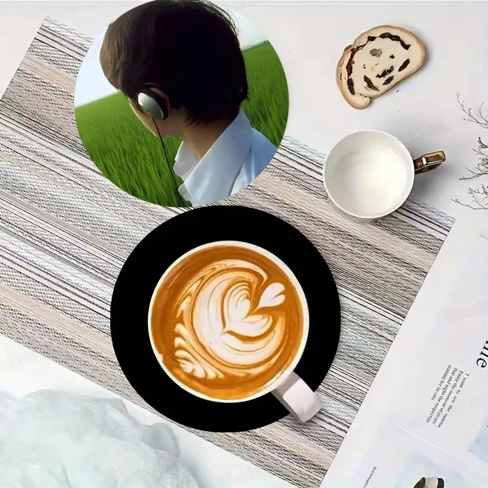 All About Lily Chou-Chou Wooden Coaster Coffee Teacup Decoration Coffee Shop Beverage Shop Family Restaurant Cafe Decoration 2
