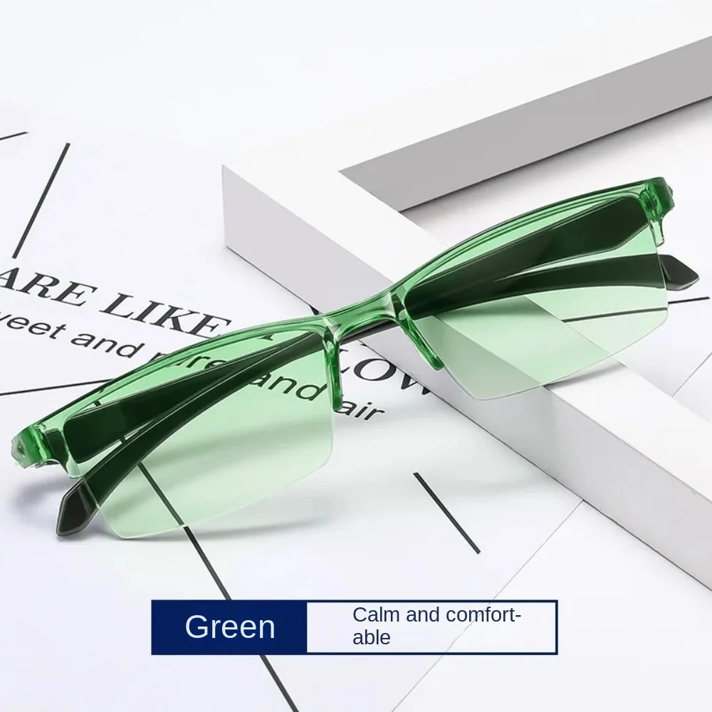 Smart Automatic Zoom Reading Glasses New Optical Rimless Presbyopia Eyewear Ultralight Spectacle Computer Goggles Unisex