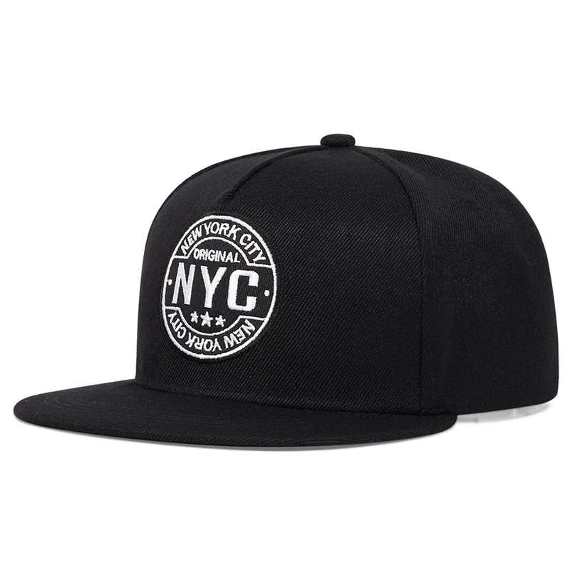 1 sztuka Unisex NEW YORK CITY Letter Embroidery Hip Hop Hat Outdoor Regulowany krem przeciwsłoneczny Kapelusz rekreacyjny Wiosna Jesień Podróż Wakacje