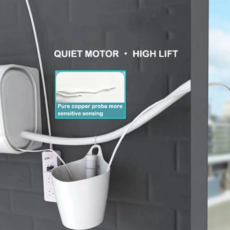 عملي 5 فولت التلقائي تكييف الهواء USB مضخة الصرف معلقة خزانة آلة مكثف رفع مضخة مضخة مياه خارجية