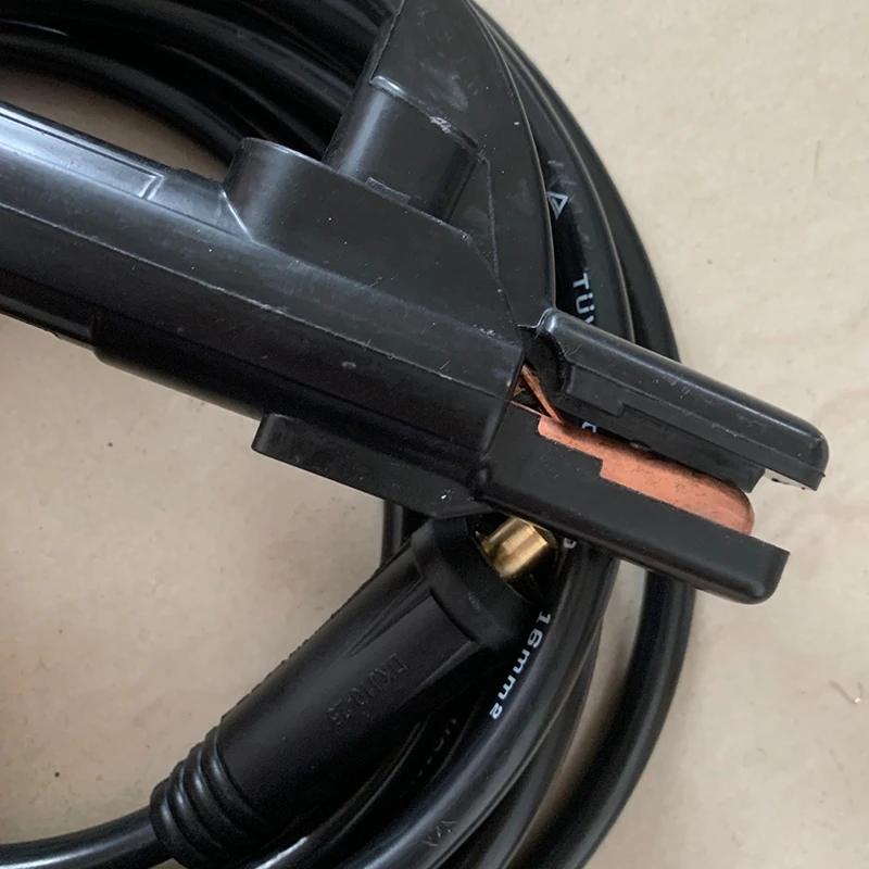 5M Welding Accessories for Welding Electrode Holder 200Amp Manual MMA Arc Welding 10-25mm Connector and Lead Cable