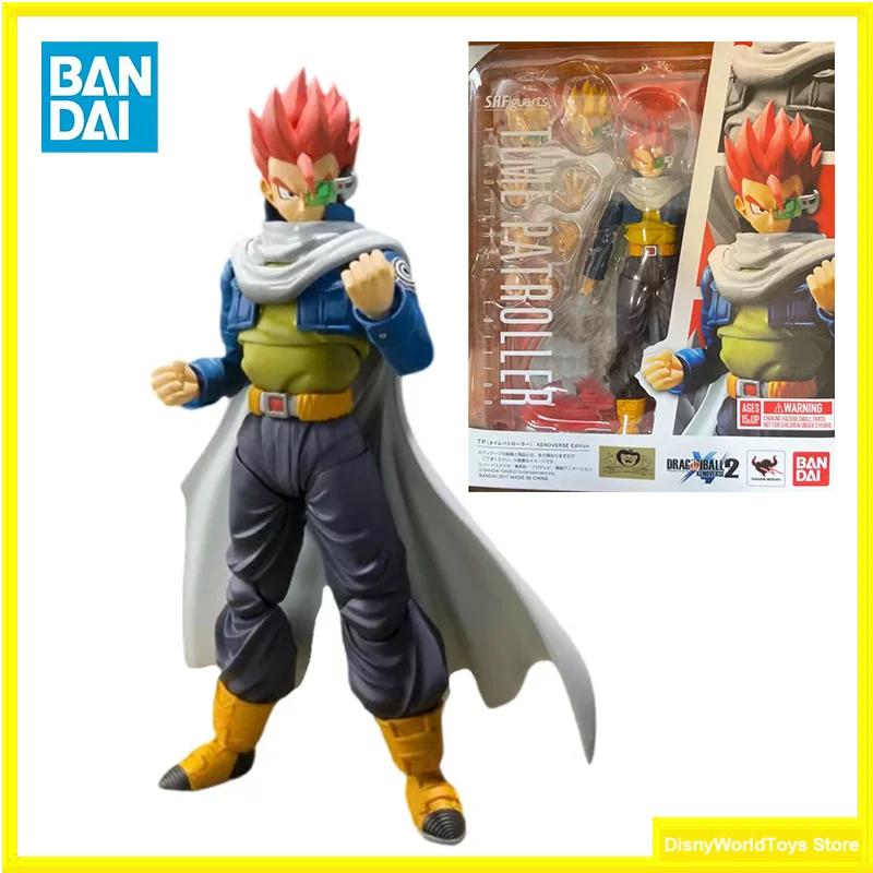 100% Original Bandai S.H. Figuarts SHF Time Patroller XENOVERSE Edition Dragon Ball In Stock Anime Collection Figures Model