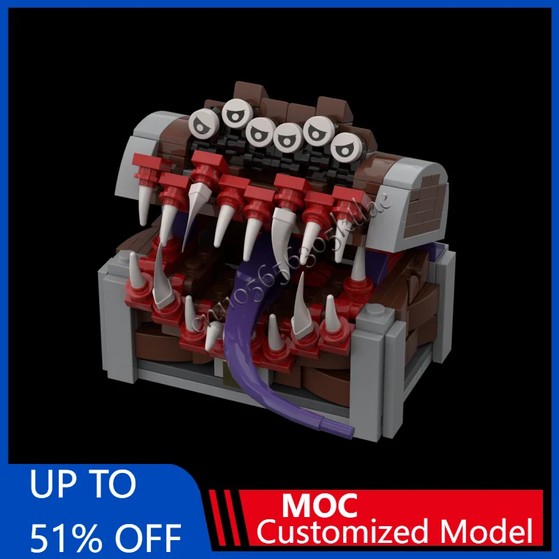 317 pçs moc jogo imitar baú para almas escuras blocos de construção conjunto masmorras e tesouro final monstro tijolos brinquedos presente aniversário do miúdo