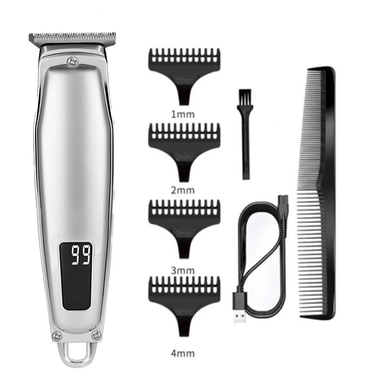 ماكينة قص الشعر الكهربائية الاحترافية ، قوة عالية ، آلة قص الشعر الهادئة ، آلة قص الشعر في صالون الحلاقة