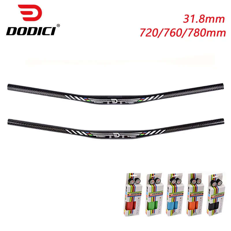 DODICI MTB Handlebar 9 Degree Carbon Handlebar MTB Handlebar 31.8*720/760/780mm bicycle handlebars Mountain Bike Accessorie