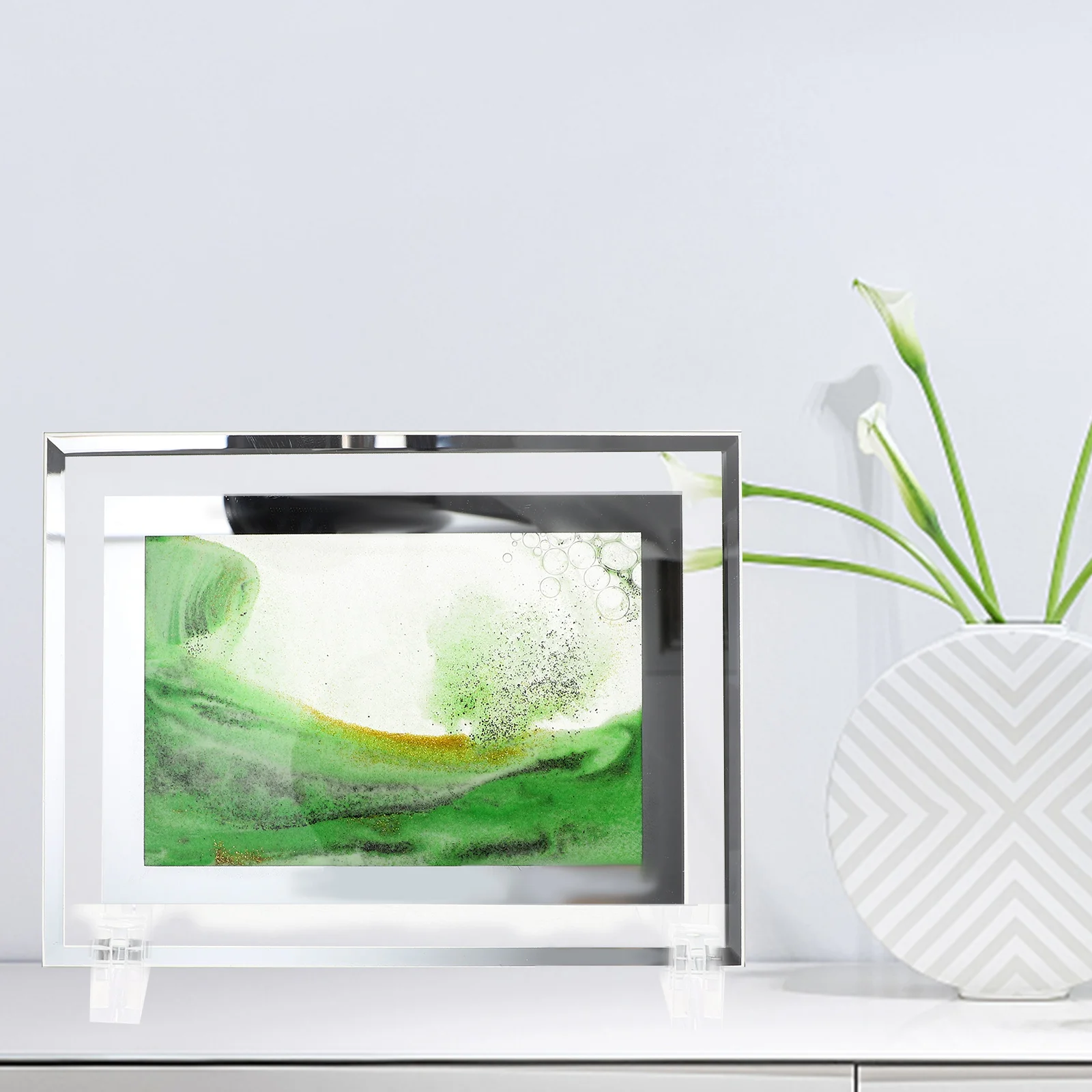 الرمال المتحركة اللوحة ديكور تتدفق الرمال صورة فنية ثلاثية الأبعاد تتحرك الرمال الفن ديكور المنزل الجدول غرفة المعيشة غرفة نوم غرفة الدراسة طويلة #1