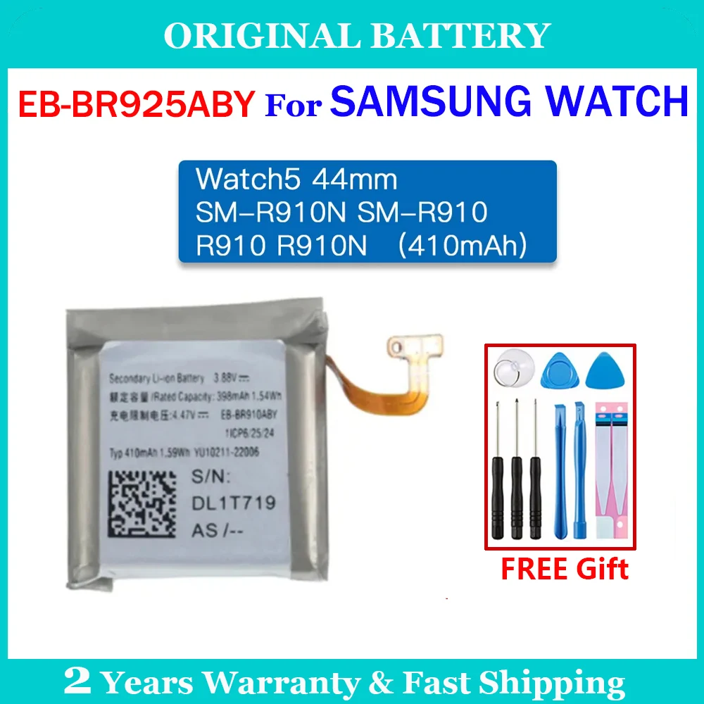 New Battery Genuine For Samsung Galaxy Watch Gear Live/S2 classic/Gear S4/Gear 1/Active 1 2 3/ Watch 3/ Gear S/Gear 2/WATCH 4