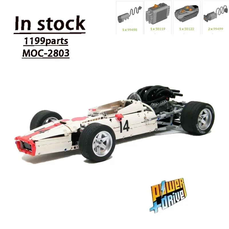 

MOC-2803RA 300 Formula Car Building Block Model Super Car Racing Kids Birthday Creative Moc Building Blocks Custom Toy Gift Toy