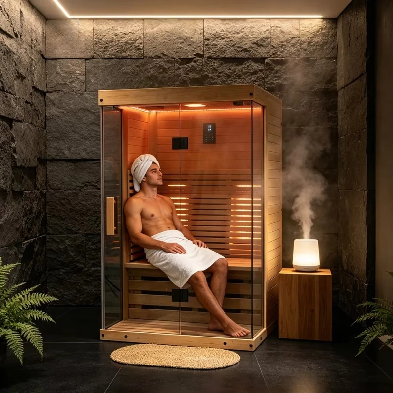 Customized New Design Sturdy Full Spectrum Indoor Infrared Sauna for Home Infrared Outdoor Saunas Electric Blanket