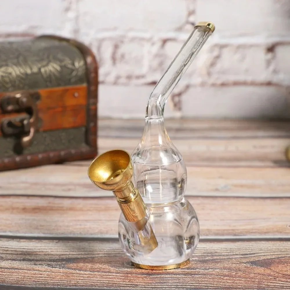 Cigarettes&Tobacco Smoking Pipe Water Filter Acrylic Hookah Set with Metal Grass Bowl Cigarette Holder Herb Smoke Accessories view 5