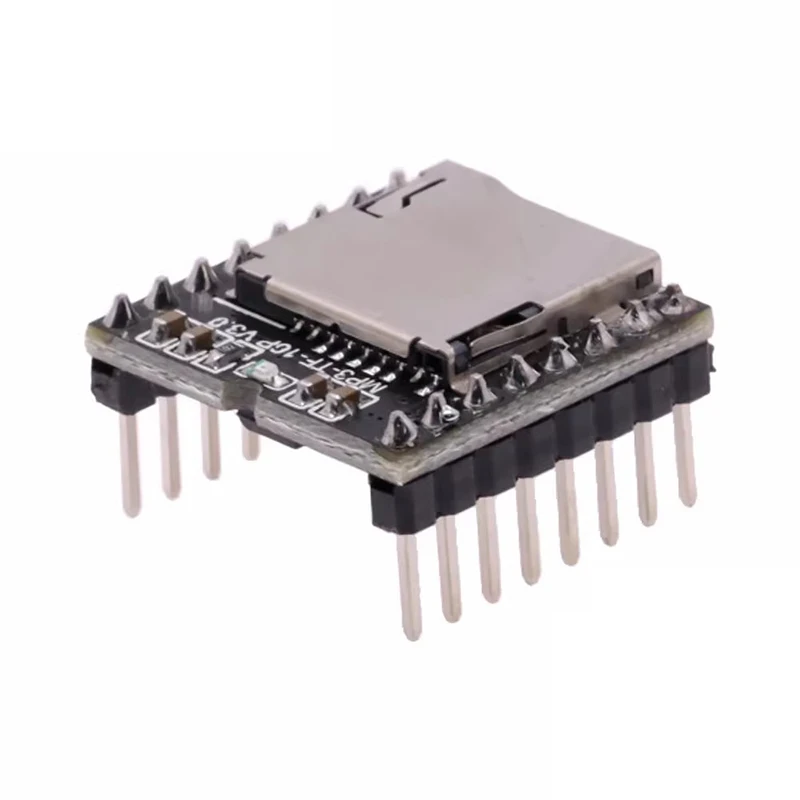 WTV020 وحدة مشغل MP3 صغيرة TF بطاقة MP3 وحدة الصوت وحدة الصوت لوحدة إمداد الطاقة Arduino GM