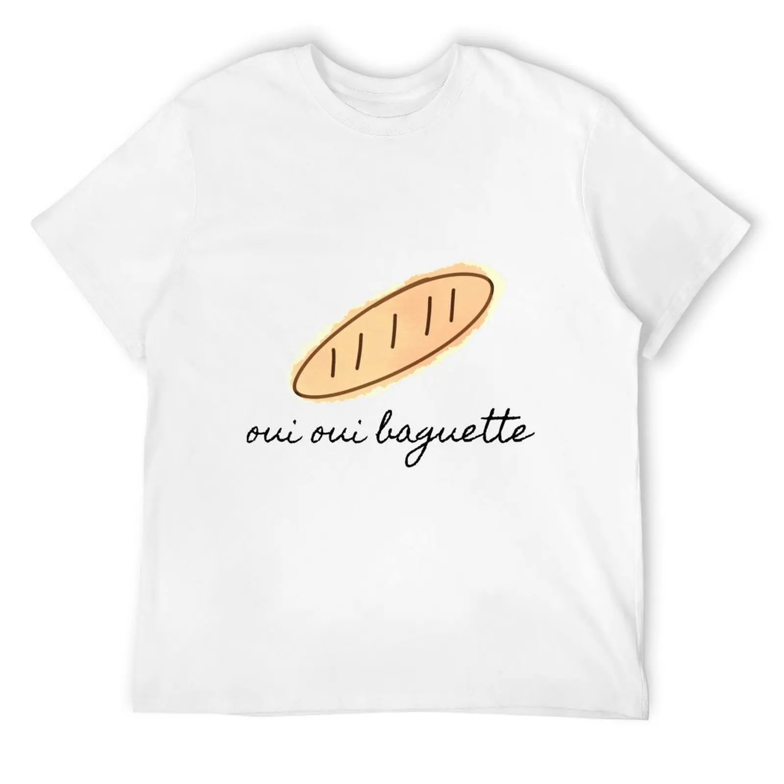 

oui oui baguette T-Shirt graphics designer shirts plus size tops tops mens t shirts casual stylish