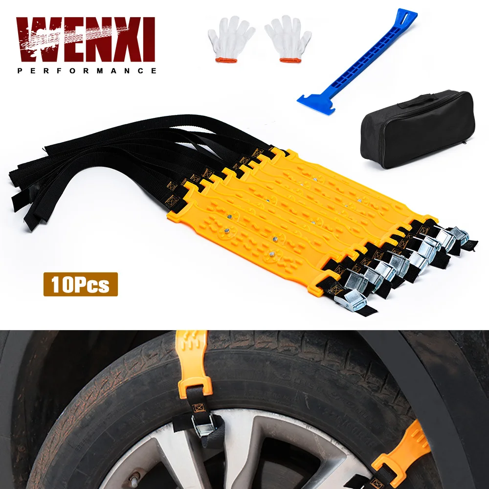 

2 Pieces Car Winter Tire Wheels Snow Chains Snow Tire Anti-skid Chains Wheel Tyre Cable Belt Winter Outdoor Emergency Chain