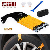 2 Pieces Car Winter Tire Wheels Snow Chains Snow Tire Anti-skid Chains Wheel Tyre Cable Belt Winter Outdoor Emergency Chain