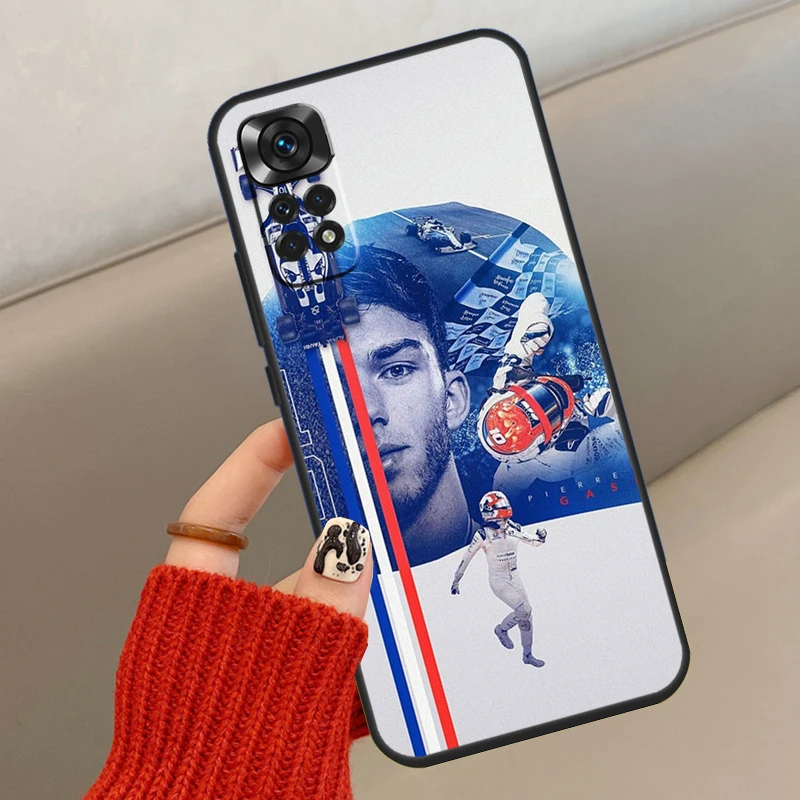 Pierre Gasly 10 Case For Xiaomi Redmi Note 10 Pro 8 9 12 11 Pro 8T 9S 10S 11S Redmi 9 10 10C 9A 9C Cover