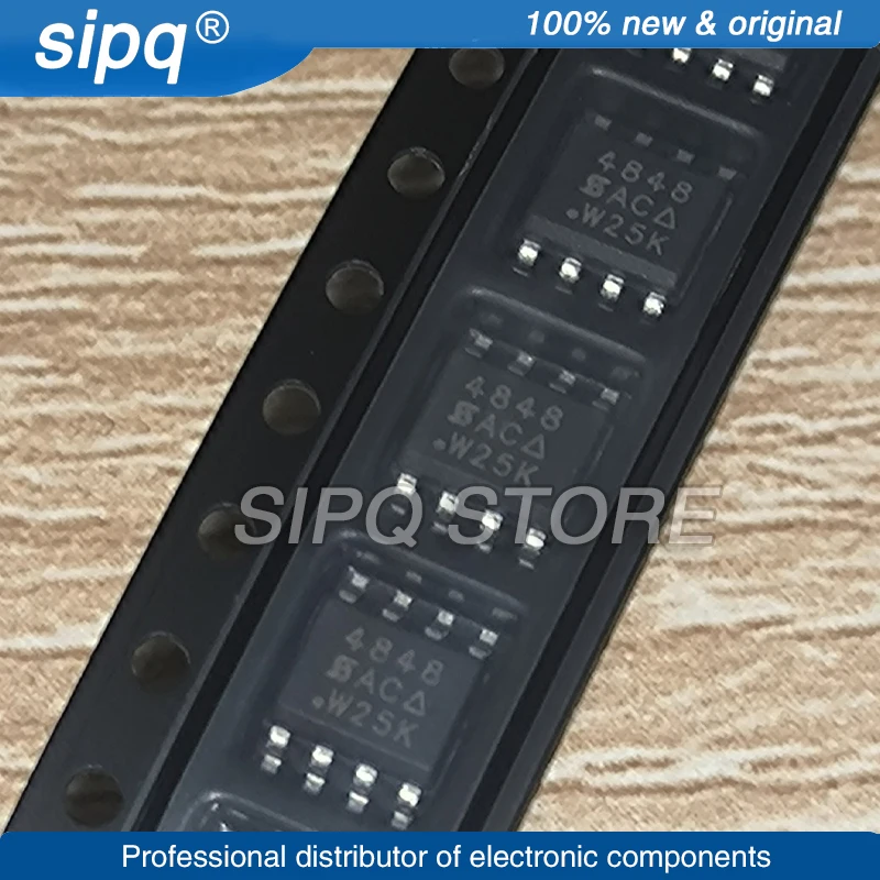 10PCS/LOT SI4848DY-T1-E3 SI4848DY 4848 SOP-8 MOSFET Brand New and Original In Stock Authentic Product